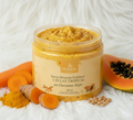 Savon l'ECLAT TROPICAL au curcuma kojic-Un savon exfoliant puissant qui nettoie, unifie et révèle l’éclat naturel de la peau.