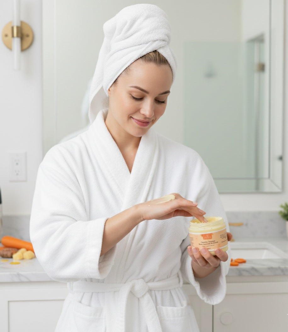 Chantilly Karité Curcuma Carotte — Hydratation & Glow Naturel